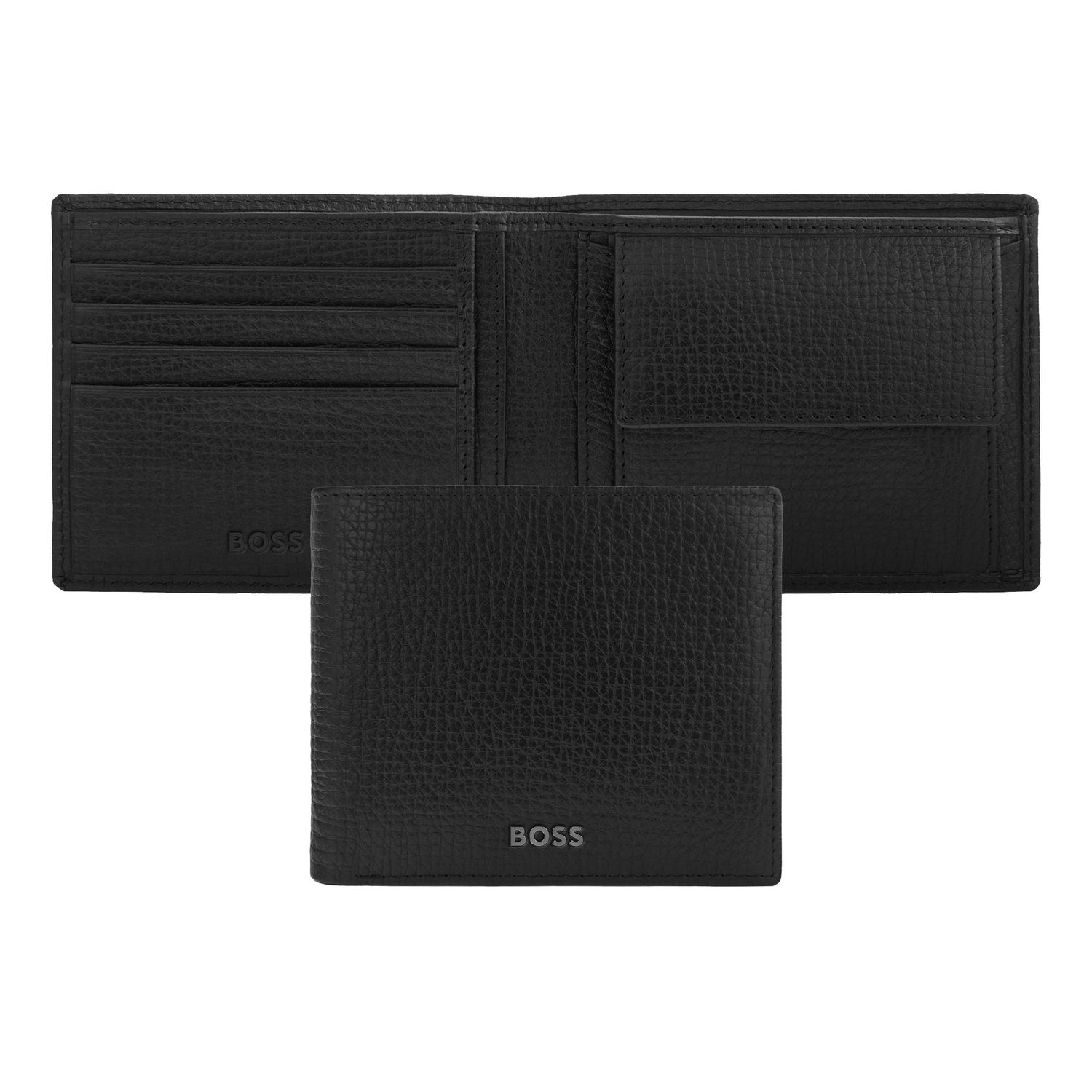 Portfel Grid Black