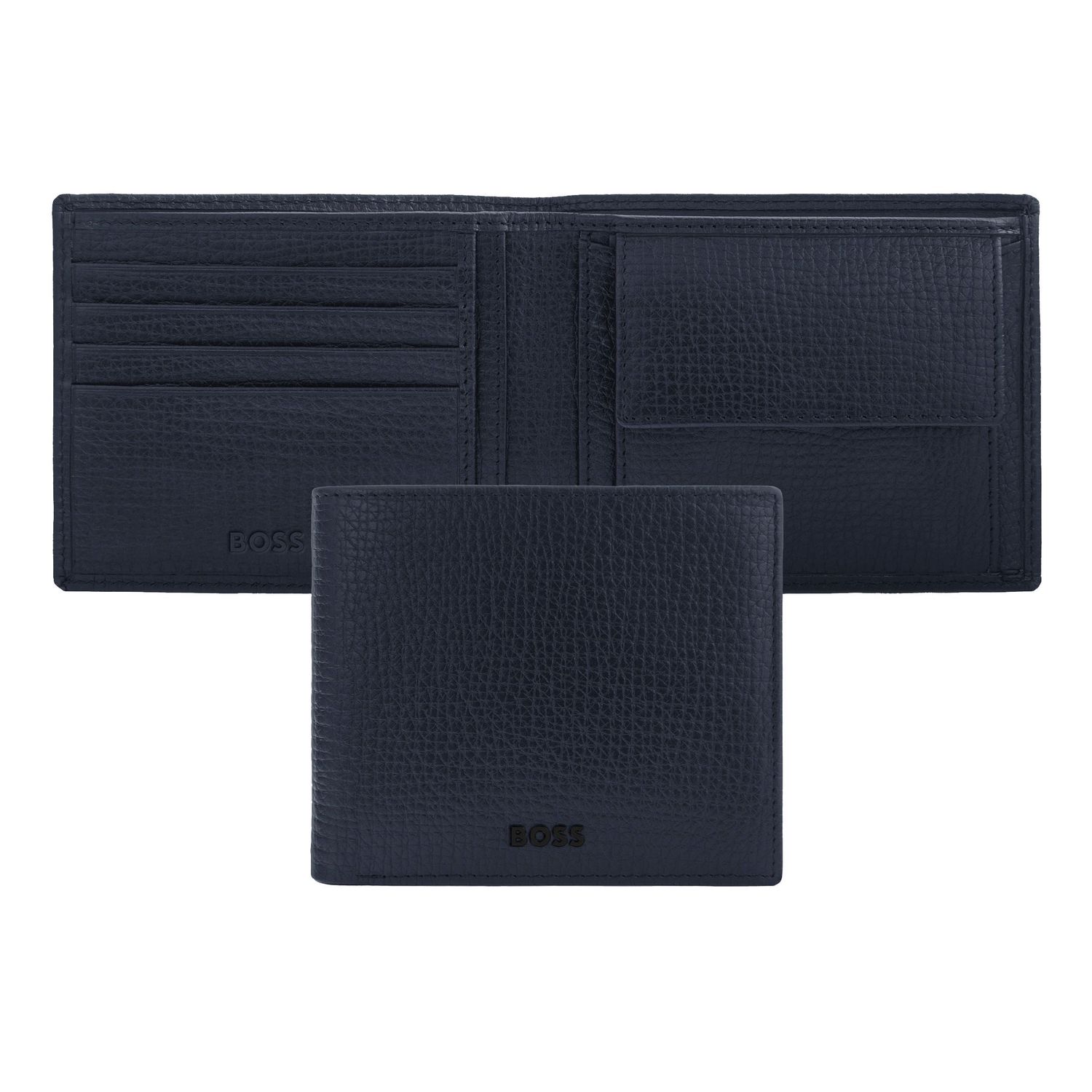 Portfel Grid Navy