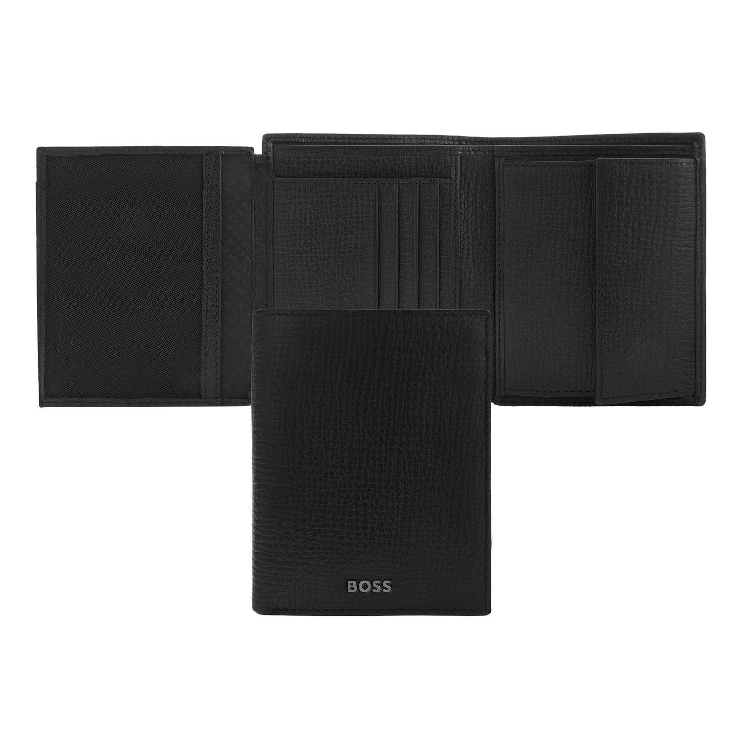 Portfel Grid Black