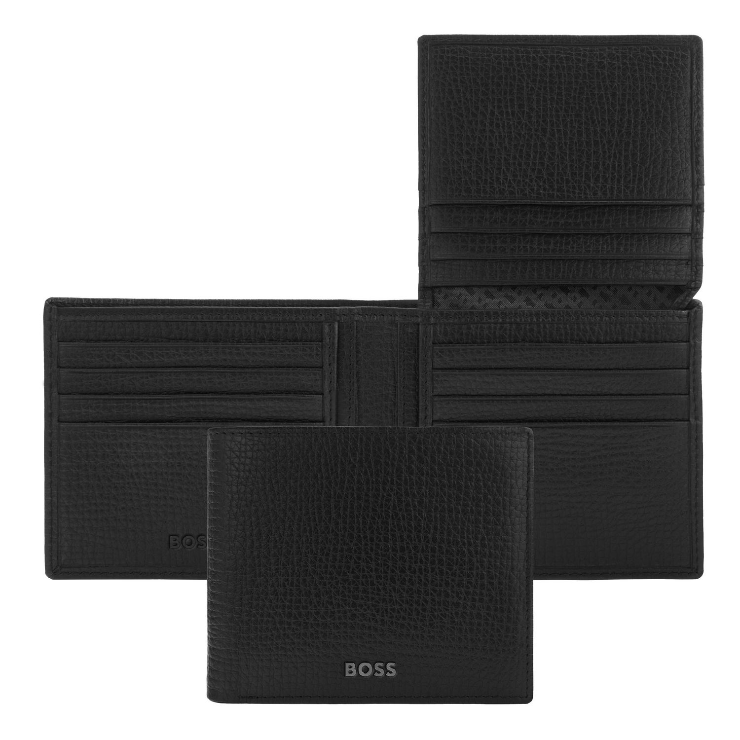 Portfel Grid Black