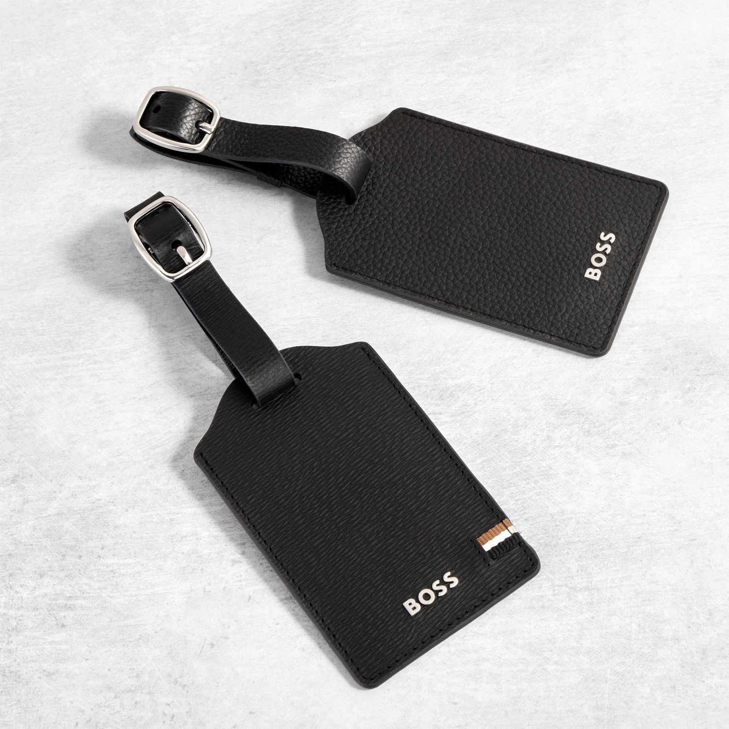 Identyfikator bagażu Classic Grained Black - obrazek 4