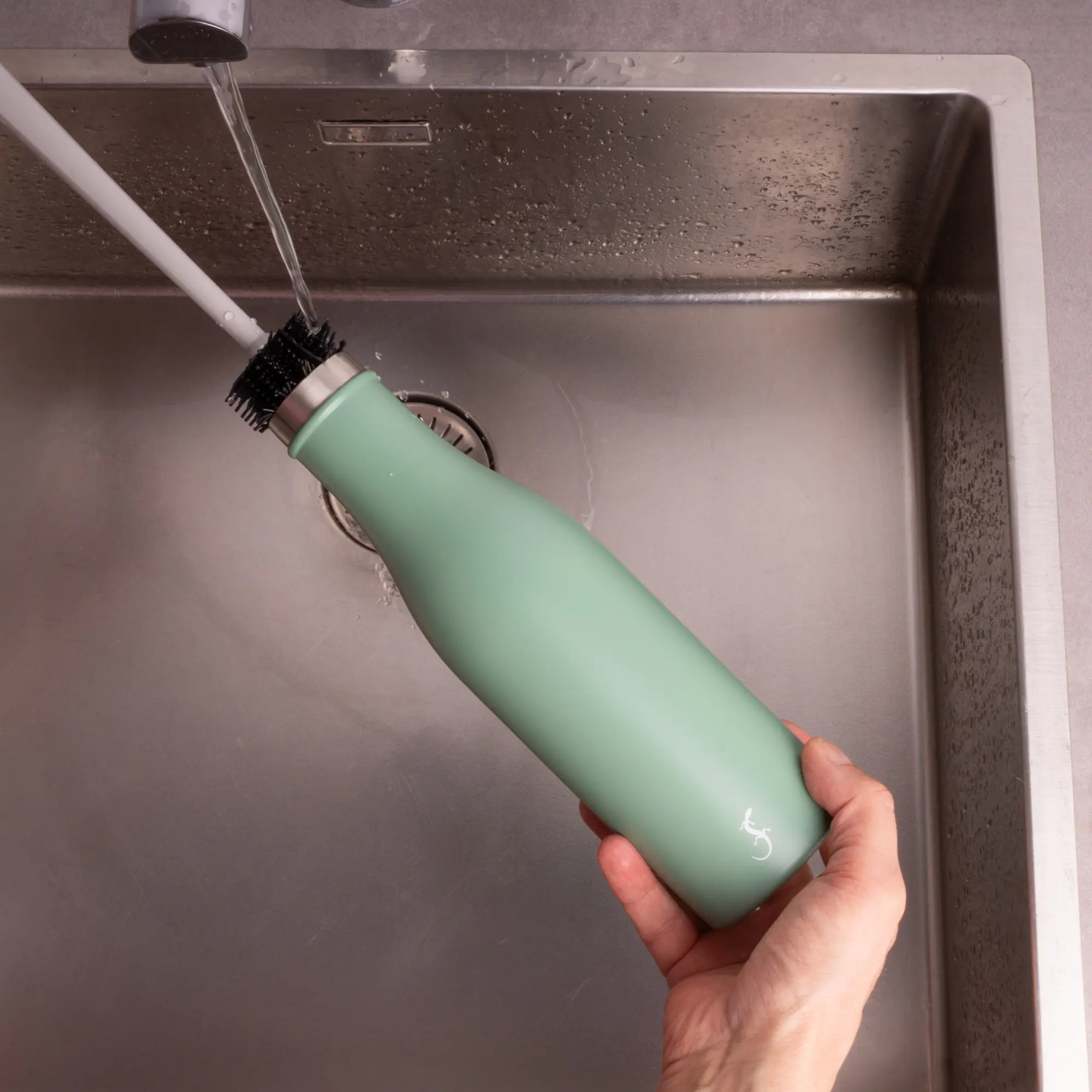 Butelka termiczna LURCH ze stali nierdzewnej 500ml - Zielona - obrazek 4