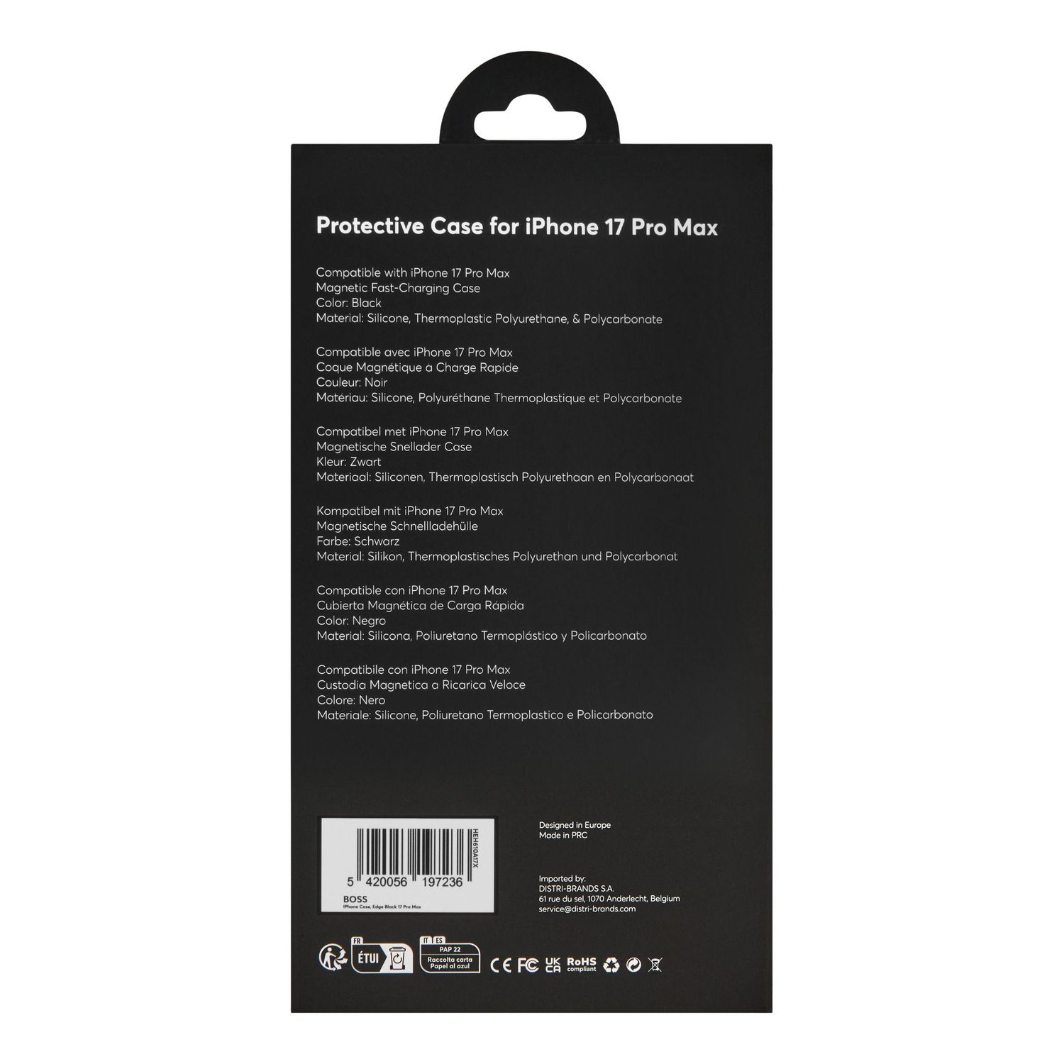 Case for iPhone 17 Pro Max Edge Black - obrazek 7