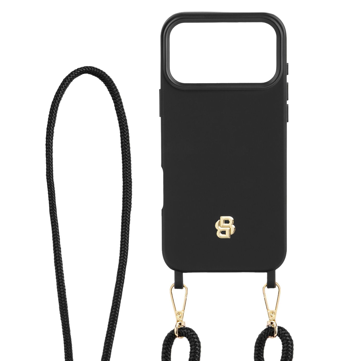 Case for iPhone 17 Pro Max Double B Black & Gold