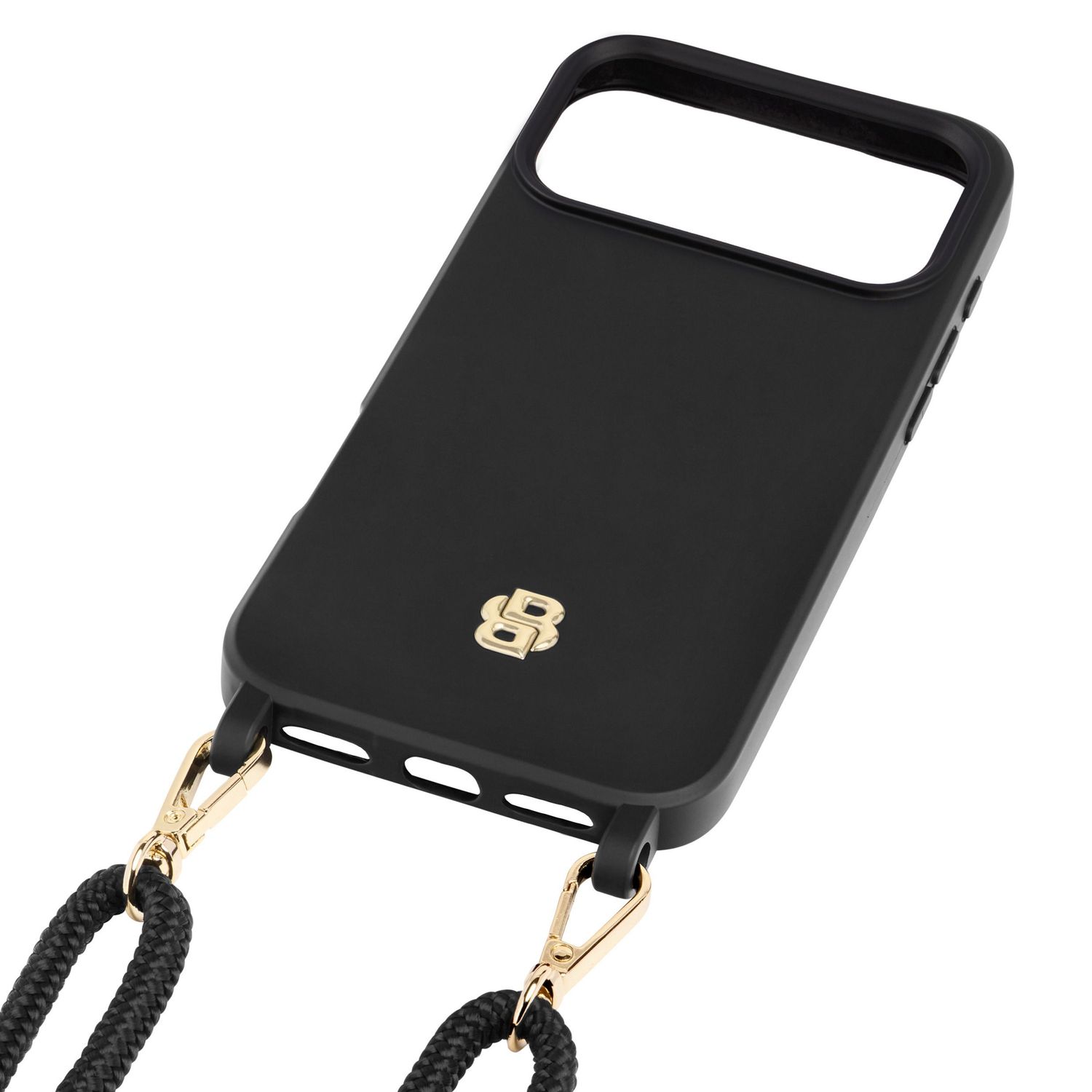 Case for iPhone 17 Pro Max Double B Black & Gold - obrazek 2
