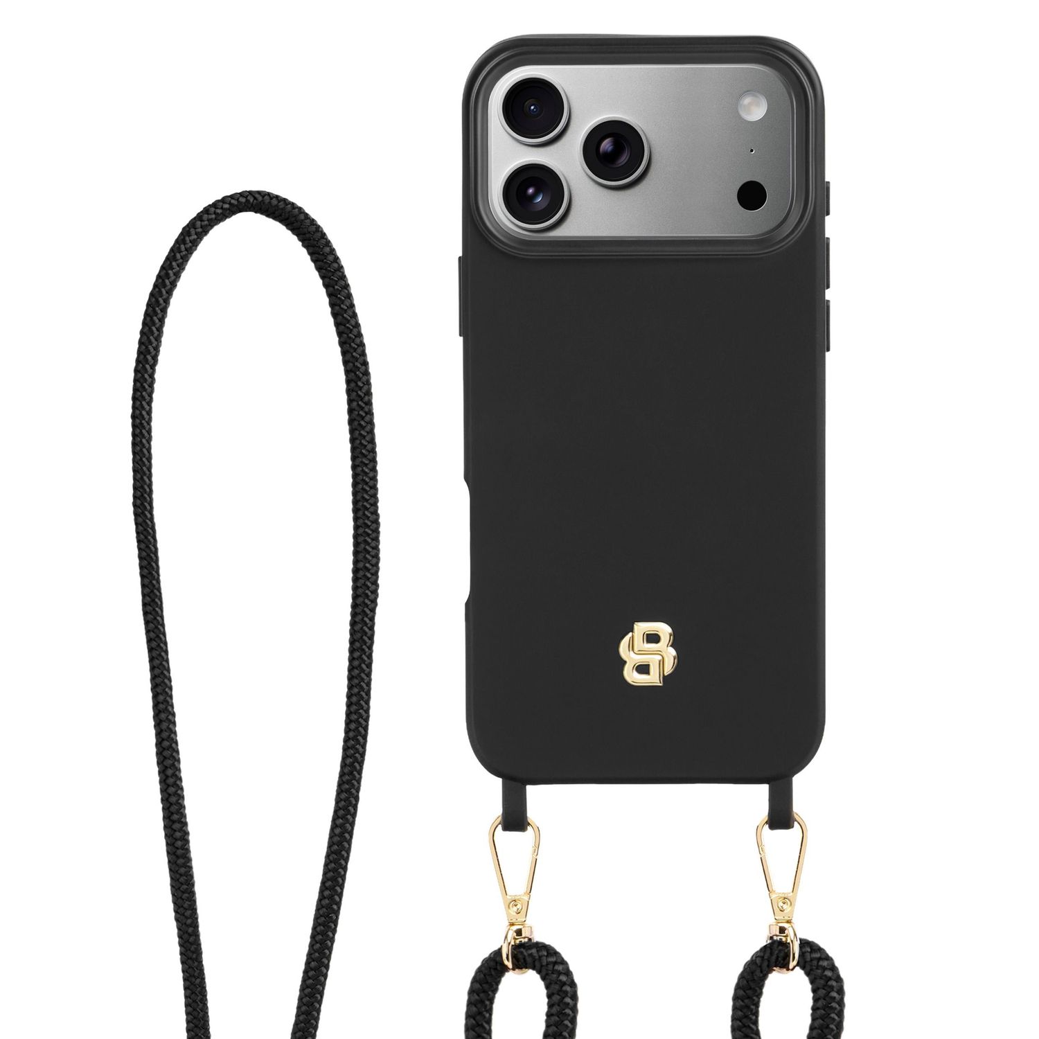 Case for iPhone 17 Pro Max Double B Black & Gold - obrazek 5