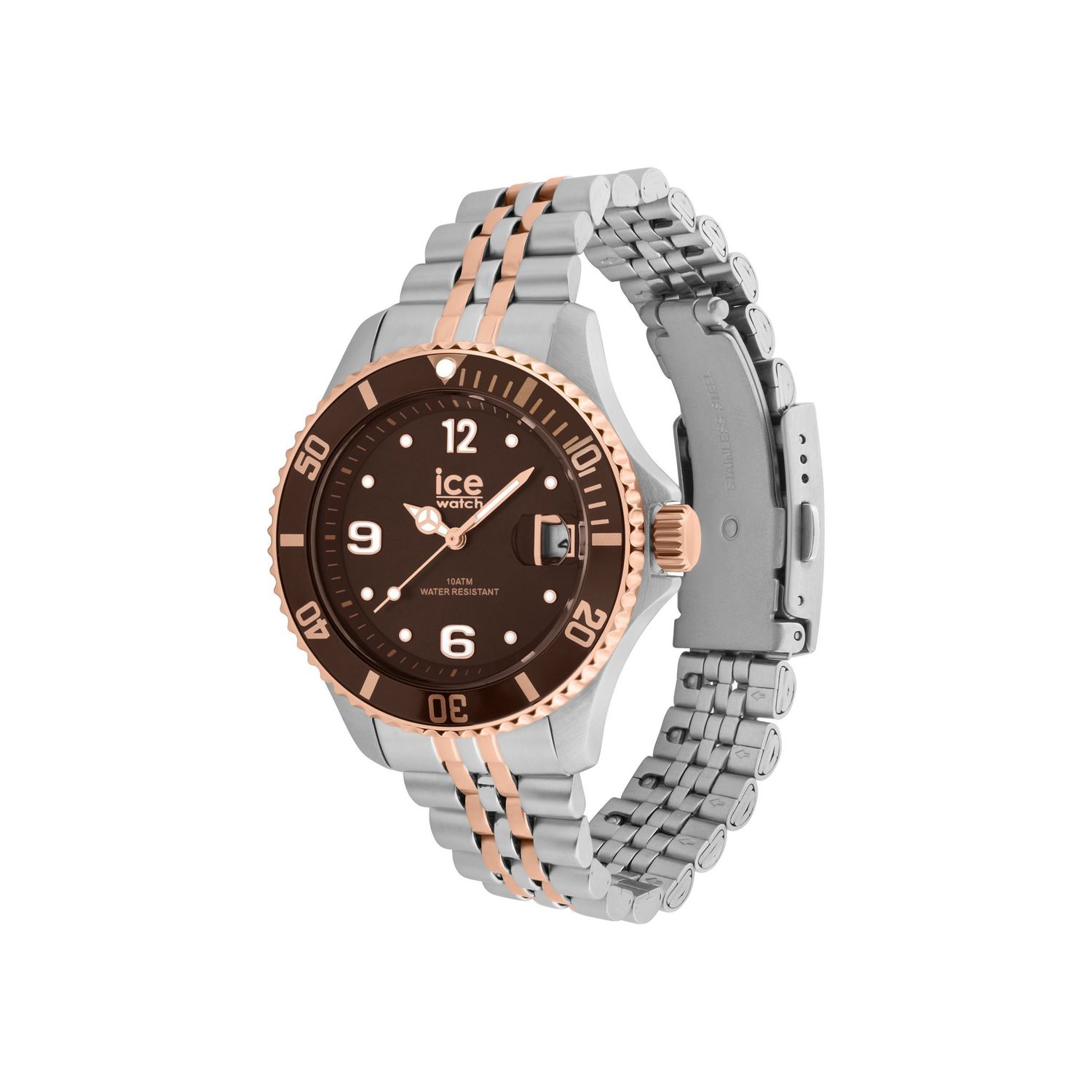 Date watch ICE steel Rose-gold - obrazek 3