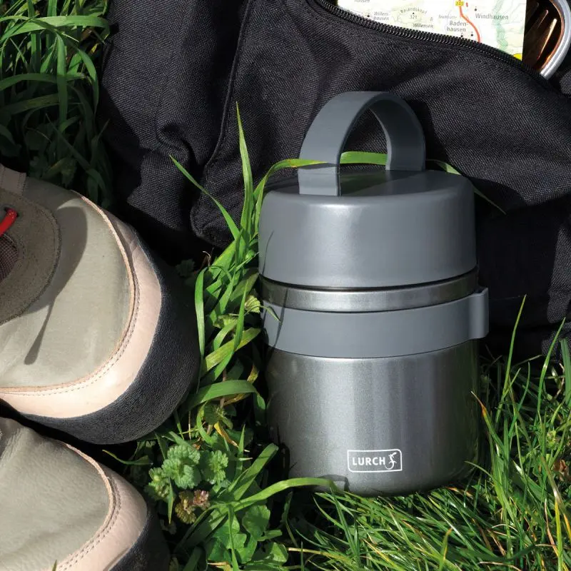 Lunchbox LURCH Iso-Pot 2.0 do potraw na ciepło i zimno, 500 ml - Czarny - obrazek 5