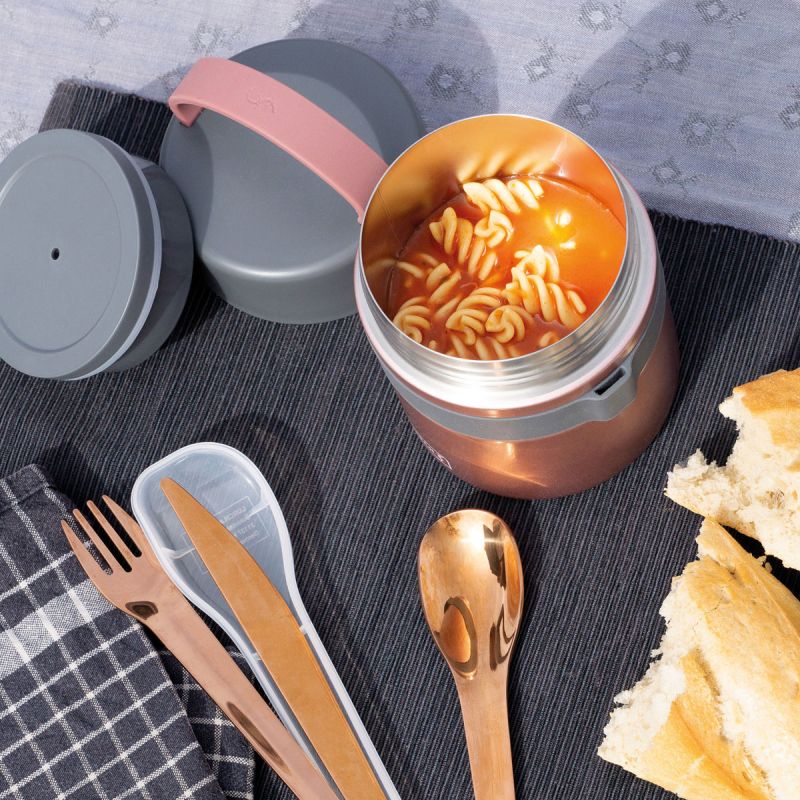 Lunchbox LURCH Iso-Pot 2.0 do potraw na ciepło i zimno, 500 ml - Różowy - obrazek 5