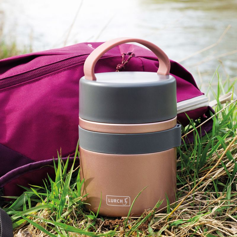 Lunchbox LURCH Iso-Pot 2.0 do potraw na ciepło i zimno, 500 ml - Różowy - obrazek 4