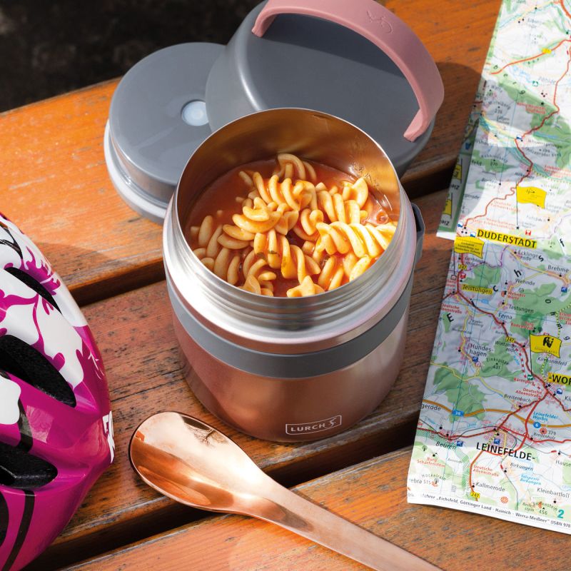 Lunchbox LURCH Iso-Pot 2.0 do potraw na ciepło i zimno, 500 ml - Różowy - obrazek 3