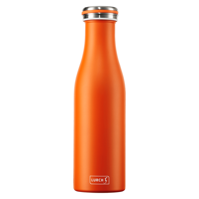Butelka termiczna LURCH ze stali nierdzewnej 500ml - Pomarańczowa