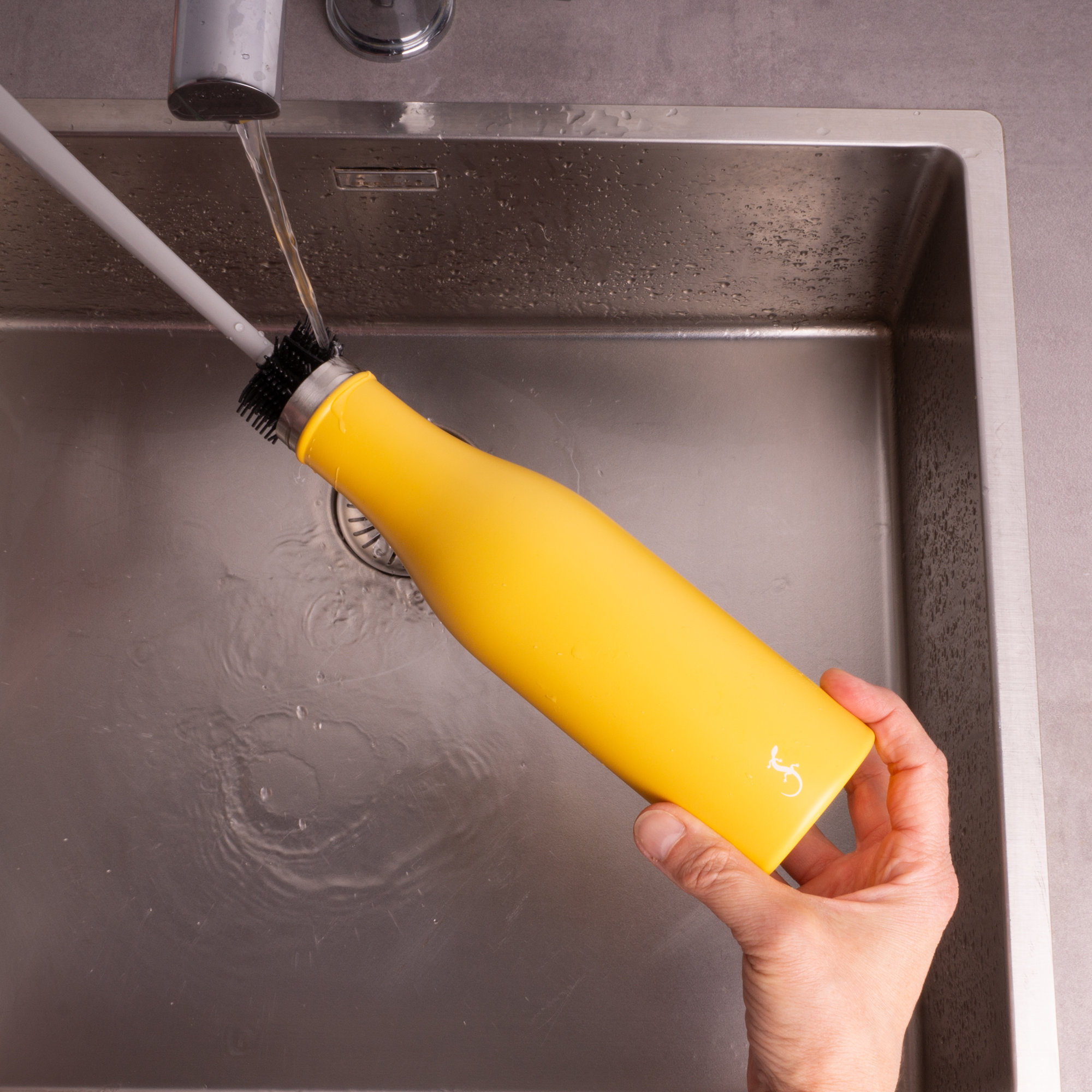 Butelka termiczna LURCH ze stali nierdzewnej 500ml - Żółta - obrazek 4