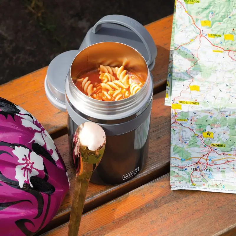 Lunchbox LURCH Iso-Pot 2.0 do potraw na ciepło i zimno, 800 ml - Czarny - obrazek 3