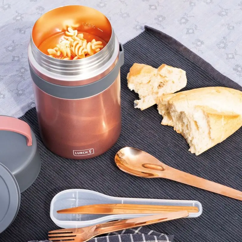 Lunchbox LURCH Iso-Pot 2.0 do potraw na ciepło i zimno, 800 ml - Różowy - obrazek 5