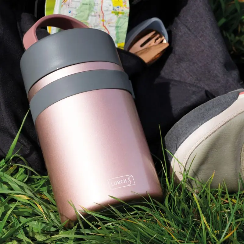 Lunchbox LURCH Iso-Pot 2.0 do potraw na ciepło i zimno, 800 ml - Różowy - obrazek 3